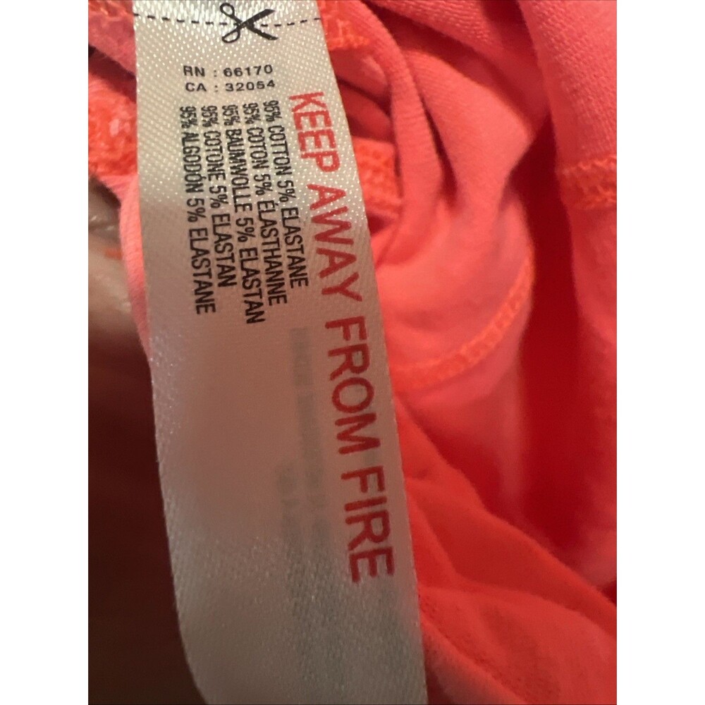 RARE!!! Free People FP Movement Utility Cargo Pocket Oversized Jumpsuit Coral XL - Picture 11 of 11